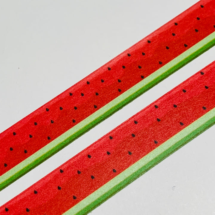 PICNIC WATERMELON RIBBONS Washi Tape ~ 1 Roll ~ 15mm x 5m (16 Feet)