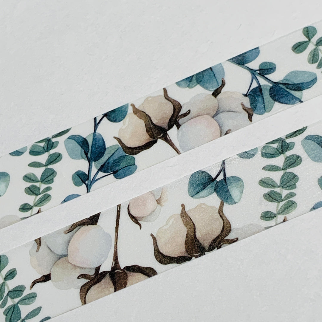 COTTONWOOD And EUCALYPTUS TREES Washi Tape ~ 1 Roll ~ 15mm x 10m
