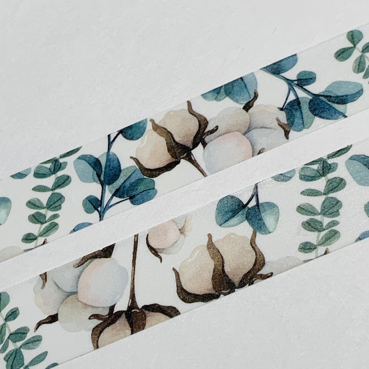 COTTONWOOD And EUCALYPTUS TREES Washi Tape ~ 1 Roll ~ 15mm x 10m