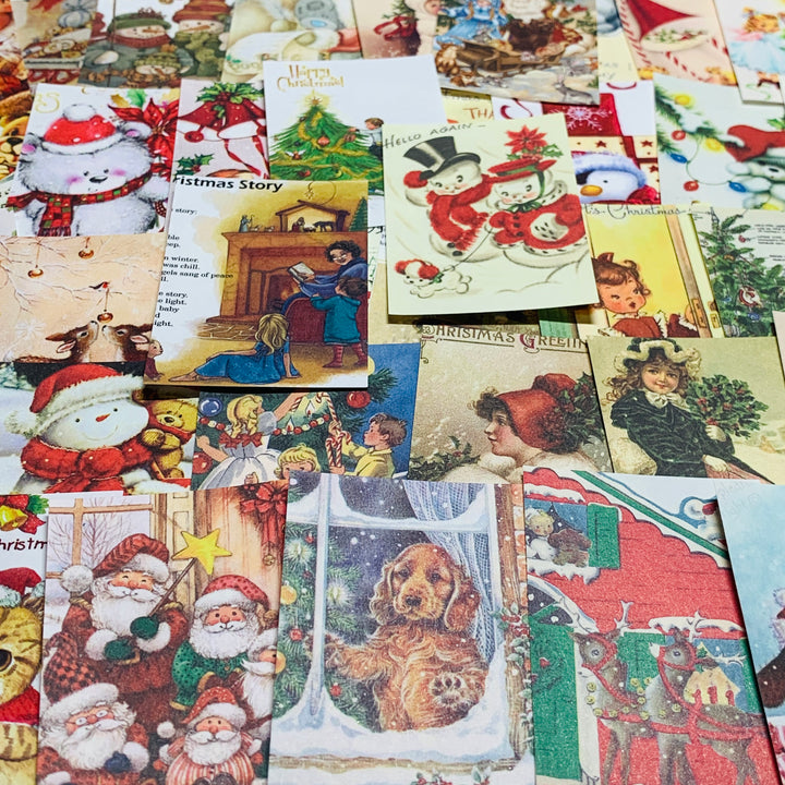 CHRISTMAS STORY MEETING Booklet of Ephemera Sheets ~ 100 Sheets ~ 1.5 x 2.5 Inches