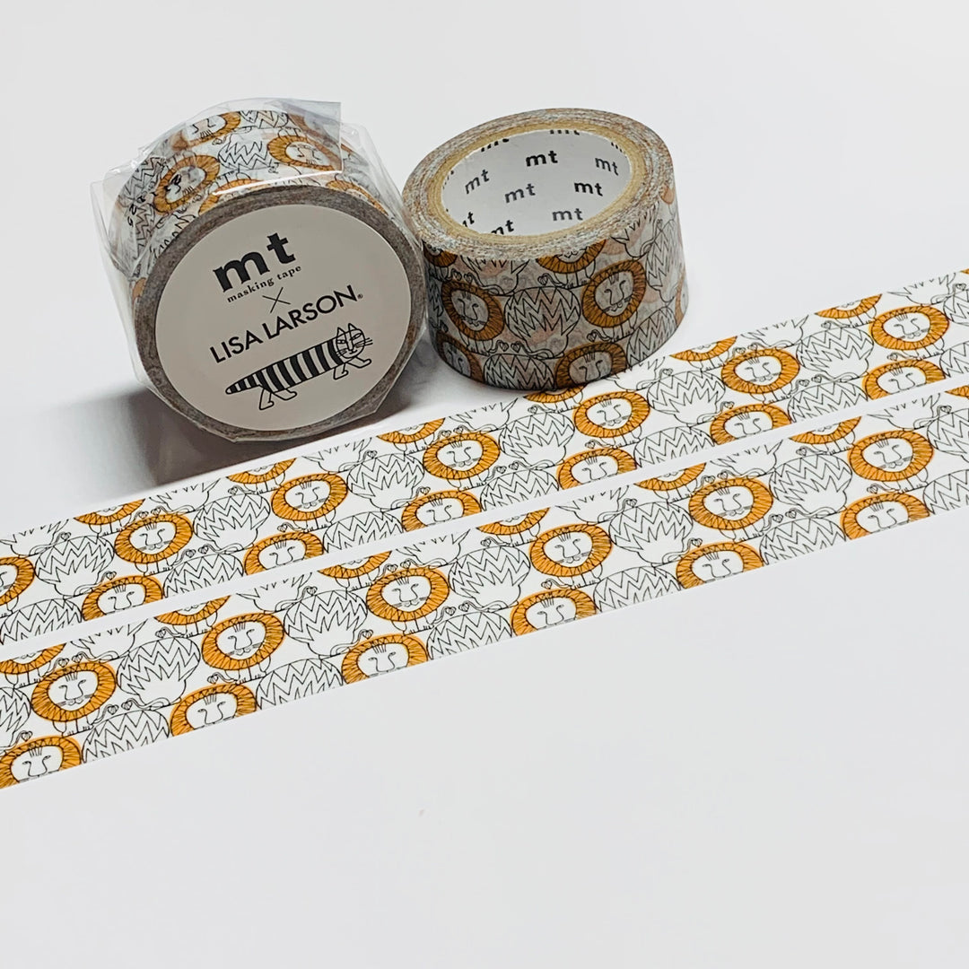 SKETCHED LION MANE By LISA Larson Mt Washi Tape ~ 1 Roll ~ 25mm x 7m (23 Feet)