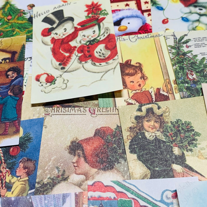 CHRISTMAS STORY MEETING Booklet of Ephemera Sheets ~ 100 Sheets ~ 1.5 x 2.5 Inches