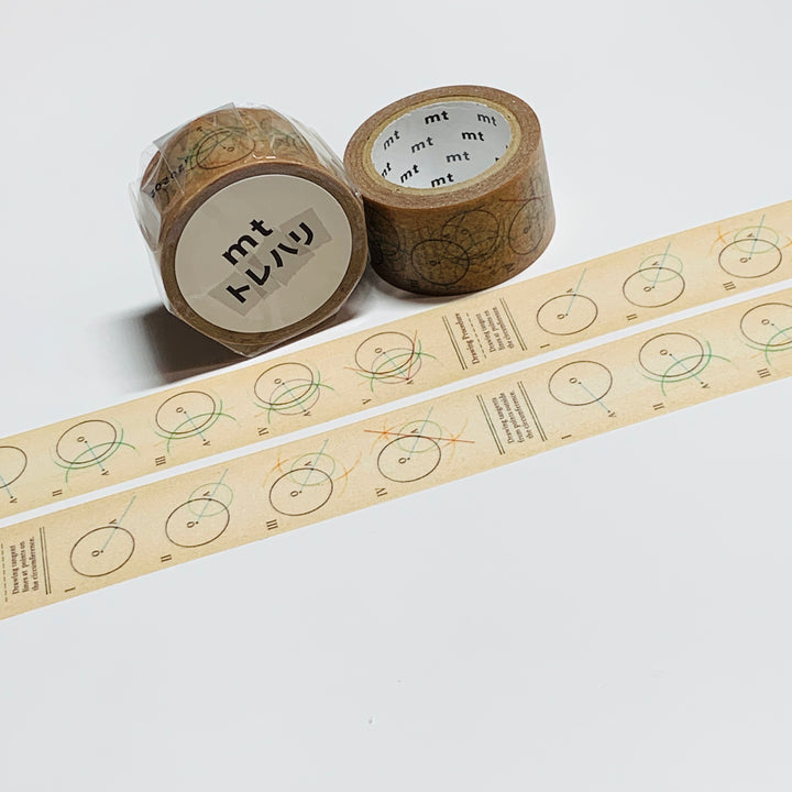 DRAWING PROCEDURE TRACING PAPER Mt Washi Tape ~ 1 Roll ~ 24mm x 7m (23 Feet)