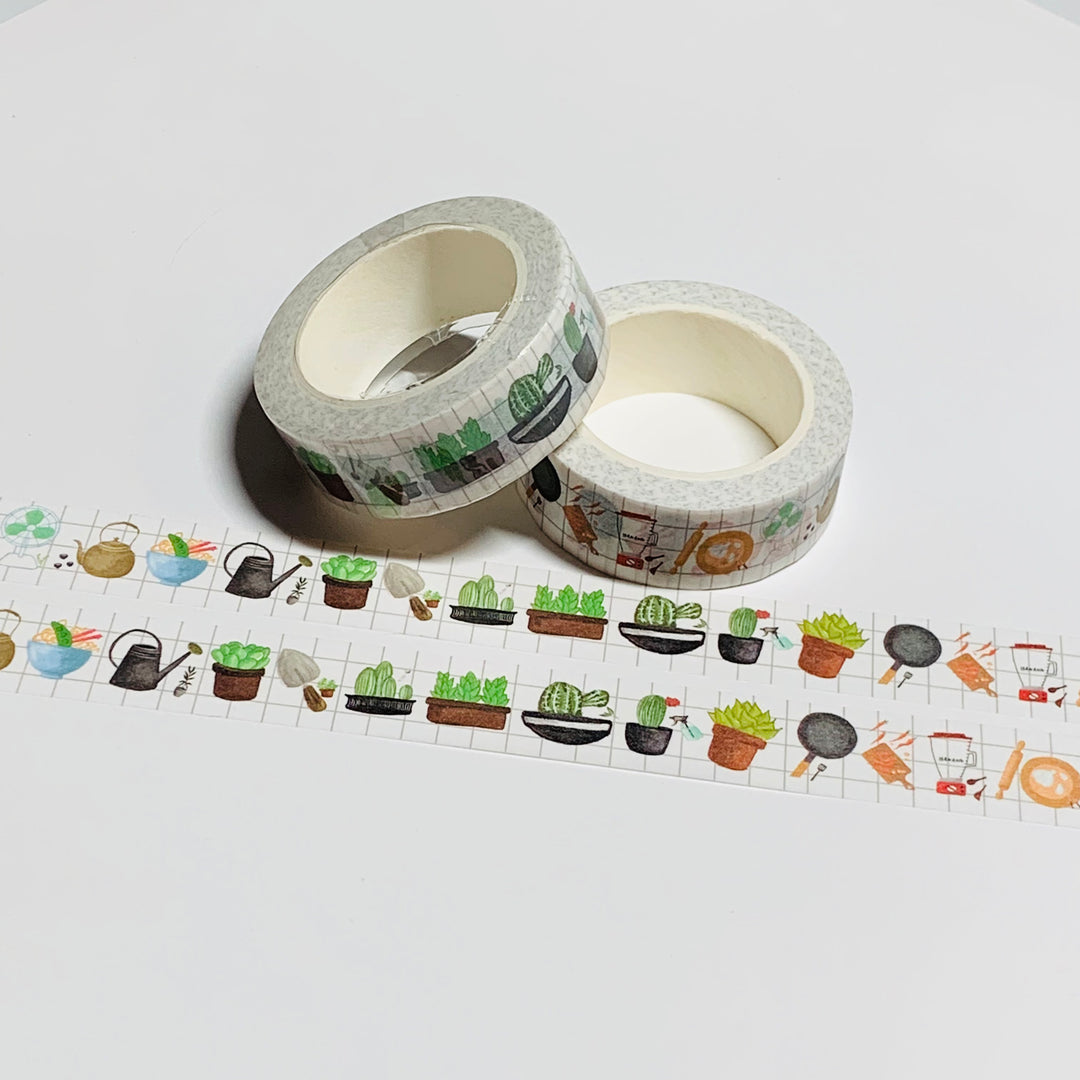 HOMESTEADING & PLANTING TOOLS Washi Tape ~ 1 Roll ~ 15mm x 10m (33 Feet)