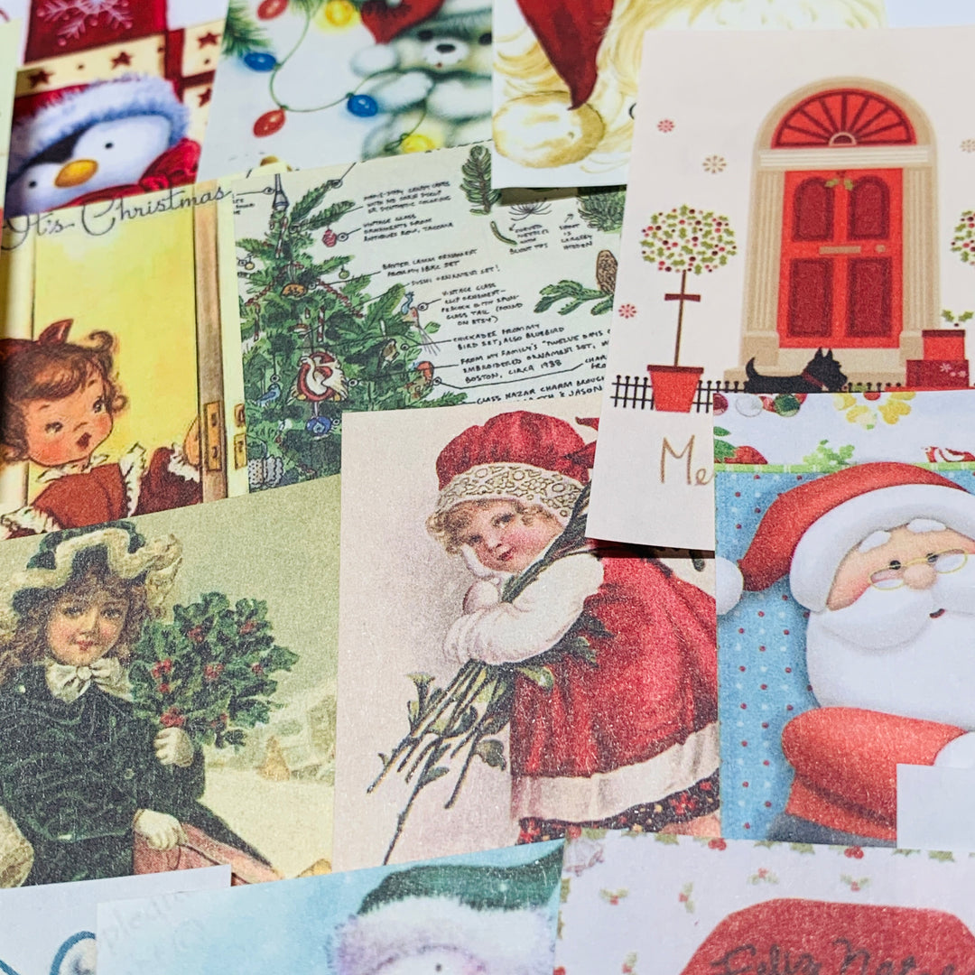 CHRISTMAS STORY MEETING Booklet of Ephemera Sheets ~ 100 Sheets ~ 1.5 x 2.5 Inches