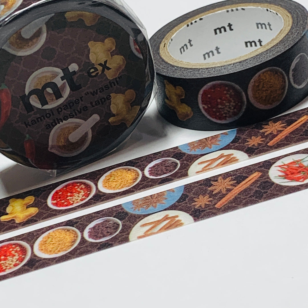 LINED UP INTERNATIONAL SPICES MT Washi Tape - 1 Roll  - 15mm x 7m (23 Feet)