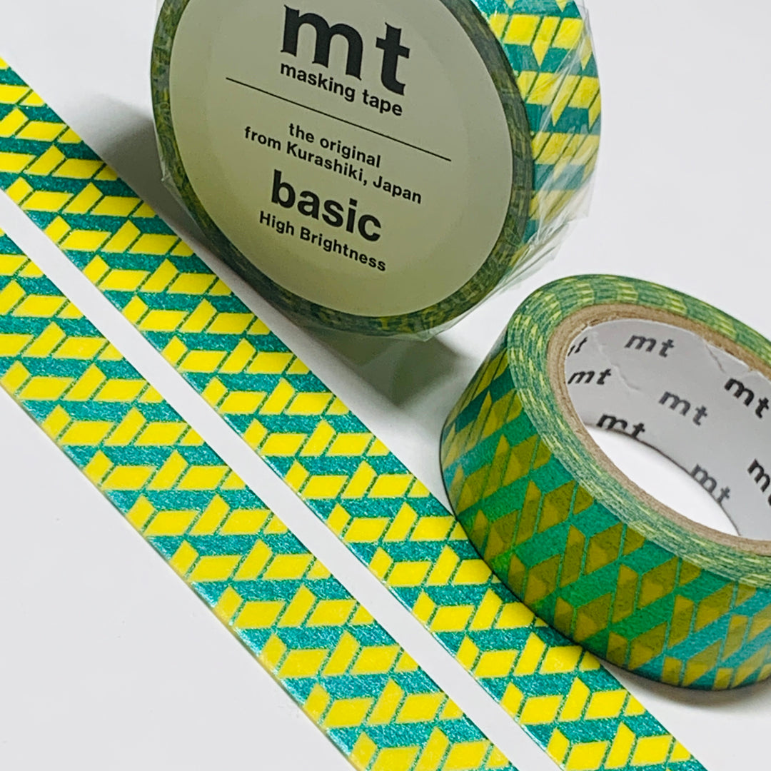 PERMANENT BELLOWS METALLIC TEAL FOIL MT Washi Tape - 1 Roll - 15mm x 7m (23 Feet)