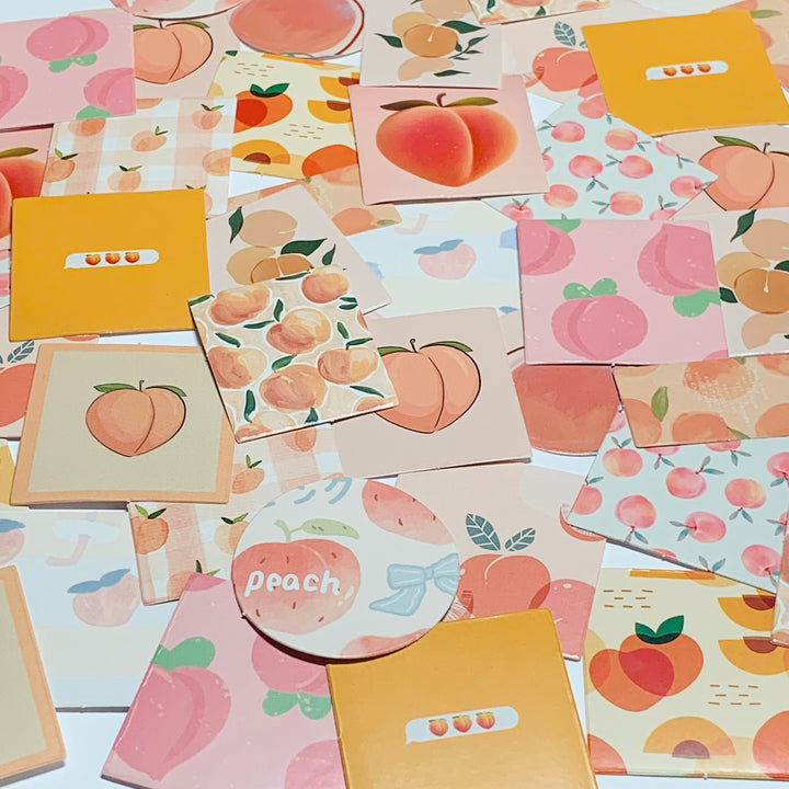 PEACHES And CREAM Peelable Stickers  ~ 45 Pieces ~ 38mm Each