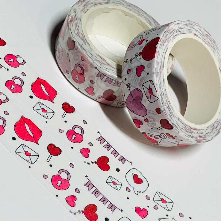 BE MY GALENTINE VALENTINE Washi Tape ~ 1 Roll ~ 15mm x 10m (33 Feet)