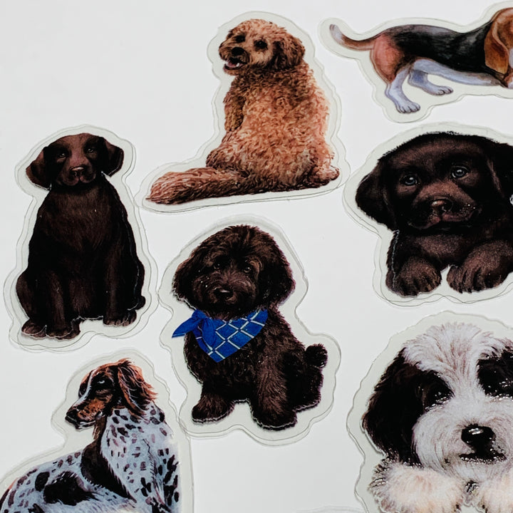 FAVORITE MAN'S BEST FRIEND DOG Sticker Flakes Stickers ~ 30 Pieces ~ Approximately 50mm Each